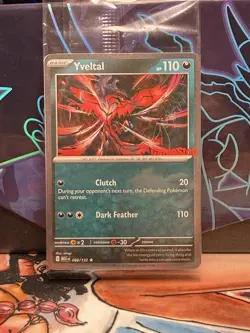 Pokemon TCG Yveltal 088/132 GameStop Stamped Mega Evolution Promo SEALED - Image 1