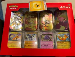 Pokemon 151 TCG Mini Tin 4 Pack Sams Club Exclusive Lot of 3 - Image 2