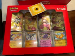 Pokemon 151 TCG Mini Tin 4 Pack Sams Club Exclusive Lot of 3 - Image 4
