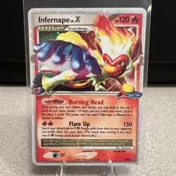 2007 Pokemon Infernape Lvl X Diamond And Pearl Black Star Promo DP10 - Image 1