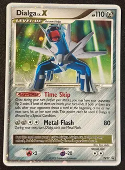 Dialga LV. X DP37 - Holo Rare - Pokemon Diamond And Pearl Black Star Promo - Image 1