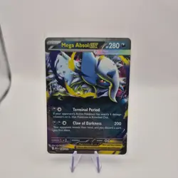 Mega Absol ex 086/132 Double Rare Holo Mega Evolution POKEMON TCG MEG EN NM/M - Image 1