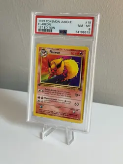 1999 Pokemon TCG • Flareon Jungle: 1st Edition • 19/64 PSA 8 NM - Image 4