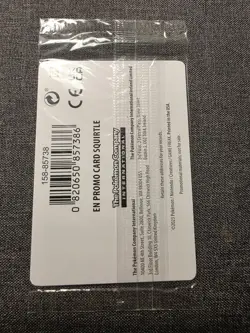 Pokemon Center Stamped Reverse Holo Squirtle Promo 007/165 Pokemon 151 Sealed - Image 3