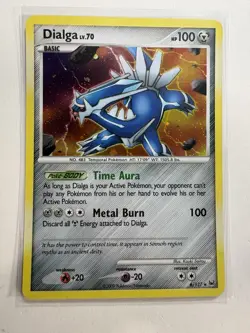 Pokemon TCG Dialga 6/127 Holo Platinum Series Base Set 2009 NM - Image 1