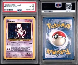 1999 Pokemon Game Mewtwo Holo PSA 6 10/102 - Image 3