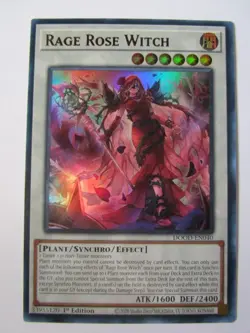 Yugioh! Rage Rose Witch Dood-En040 Ultra Rare 1st Ed Near Mint!! - Image 1