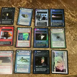 Star Wars CCG Hoth Card Foils (17) - Image 1