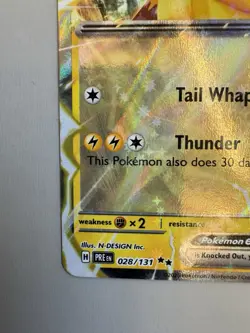 Pikachu Ex 028/131 Pokemon Card TCG Prismatic Evolutions Holo - Image 5
