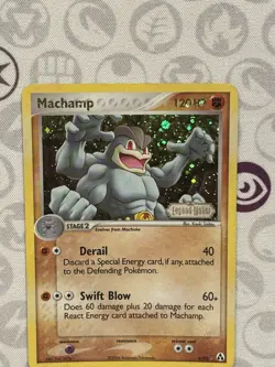 Machamp 9/92 EX Legend Maker Pokemon Card Reverse Holo Foil Rare MP - Image 1