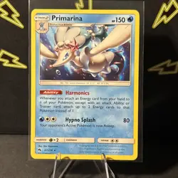 Primarina 67/214 Sm-Lost Thunder Regular Pokemon TCG card - Image 2