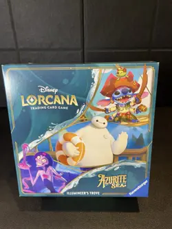 Disney's Lorcana Azurite Sea Illumineers Trove Box Set New Sealed Disney Cards - Image 1