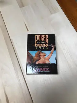 MTG Playing Cards Magic The Gathering Poker Deck Set 1998 - Image 1
