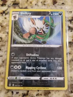 Shiftry 97/203 Evolving Skies Reverse Holo Rare Pokemon Card TCG NM - Image 1