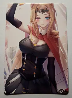 SEXY HEROINE WAIFU Archetto ARKNIGHTS ACG PREMIUM SWIRL HOLOFOIL CARD NM - Image 2