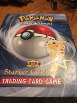 pokemon starter gift box 1999 pre owned with cards and contents - Image 1