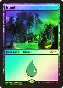 1x NM Foil Island (MagicFest 2020 #003) - MTG Promos Unplayed - Image 1