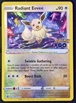 Radiant Eevee SWSH230 SWSH: Sword & Shield Promo Cards Holo - Image 1