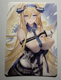 SEXY HEROINE WAIFU Saileach ARKNIGHTS ACG PREMIUM SWIRL HOLOFOIL CARD NM - Image 3