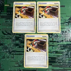 Junk Arm 87/102 Triumphant Pokemon Card Trainer Non-Holo 3 - Image 1