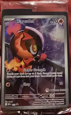 Pokemon Center Stamped Charcadet Promo Card Sealed - Image 1