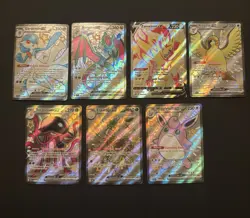 Pokemon TCG Ex Card Lot Of 7 Near Mint Condition NM - Image 1