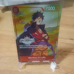 MONKEY D LUFFY P-001 OFFLINE REGIONALS 2024 ONE PIECE CARD GAME - Image 1