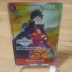 MONKEY D LUFFY P-001 OFFLINE REGIONALS 2024 ONE PIECE CARD GAME - Image 2