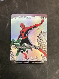 Heroic Intervention (Borderless) MTG Marvel Eternal-Legal #34 Mythic Rare Foil - Image 1
