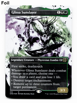 Glissa Sunslayer (Showcase) - FOIL - [Phyrexia: All Will Be One] MTG ???? - Image 1