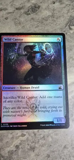 Wild Cantor Ravnica Remastered Foil Creature Human Druid MTG NM - Image 1