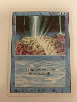 MTG NM Braingeyser Revised 3rd Edition Free Shipping In The US with Tracking - Image 1