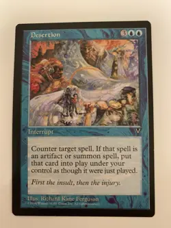 MTG NM Desertion Visions Free Shipping In The US With Tracking - Image 1
