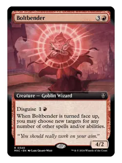 Boltbender Extended Art MTG Murders at Karlov Manor Rare NM - Image 1