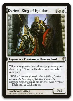 Darien, King of Kjeldor #4 (LP) Coldsnap CSP Magic MTG - Image 1