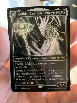 1x Katilda, Dawnheart Martyr Katilda's Rising Dawn Showcase Crimson Vow MTG NM - Image 1