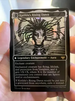 1x Katilda, Dawnheart Martyr Katilda's Rising Dawn Showcase Crimson Vow MTG NM - Image 2