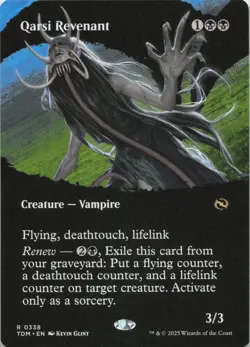 Qarsi Revenant (Borderless) R Tarkir: Dragonstorm 338 - LP MTG - Image 1