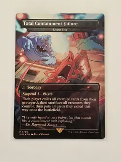 MTG Total Containment Failure - Living End Secret Lair Ghostbusters Foil M 1769 - Image 1