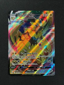 Pokemon Cards Zeraora VMAX 054/159 Crown Zenith Holo Rare VMAX - Image 2