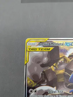 Pokemon TCG: Lucario & Melmetal GX SM192 Black Star Promo Full Art Tag Team NM - Image 2
