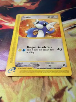 Dratini 107/165 LP-NM Expedition 2002 Pokemon TCG - Image 2