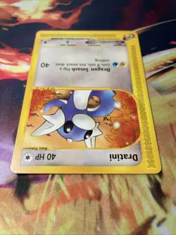 Dratini 107/165 LP-NM Expedition 2002 Pokemon TCG - Image 3
