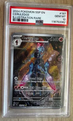Pokemon TCG: Surging Sparks - Ceruledge 197/191 PSA 10 - Image 1