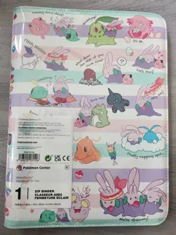 Pokemon Center We're Goomy Zip Binder, Sealed With Small Tear On Side Wrap - Image 1