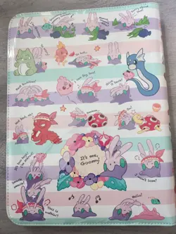 Pokemon Center We're Goomy Zip Binder, Sealed With Small Tear On Side Wrap - Image 3