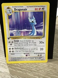 Dragonair 18/102 1st Edition Base Set NM DUTCH Pokemon Free Ship - Image 1