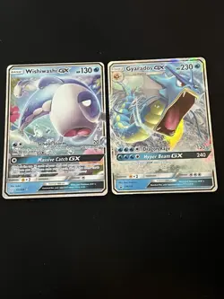 Pokemon TCG - NM Lot Of 2 Wishiwashi Gx 63/236 & Gyarados Gx SM212 - Image 1