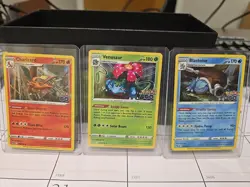 Pokemon TCG Set: Charizard Blastoise Venusaur HOLO RARE NM Pokemon GO 010/078 - Image 1