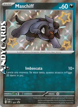 MASCHIFF 071 • Rara Shining • Promo Scarlatto e Violetto SVP POKEMON - Image 1